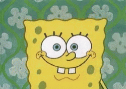 Spongebob Removing His Eyelashes GIF