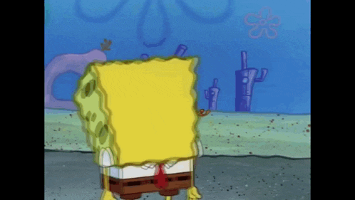 Spongebob Running Run Away Gif GIF