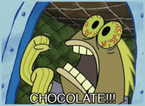 Spongebob Saying Chocolate GIF