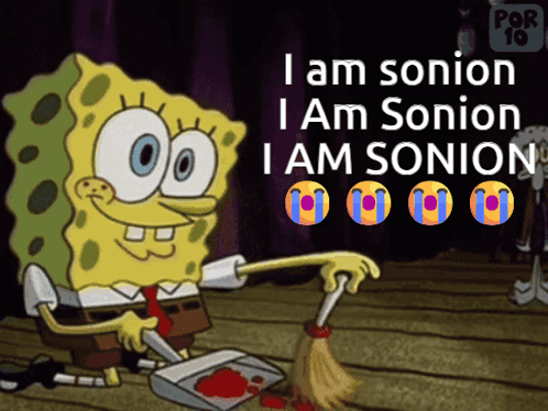 SpongeBob Saying I Am Sonion