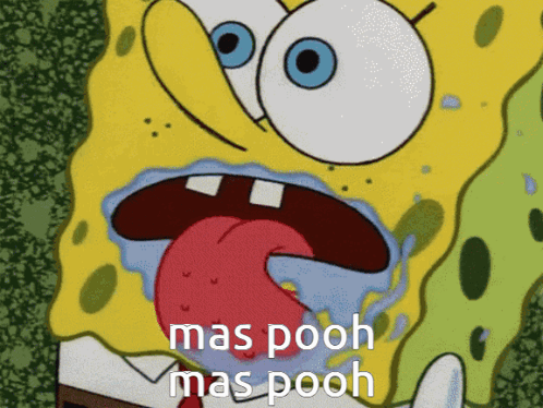 SpongeBob Saying Mas Pooh