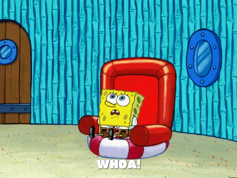 Spongebob Singing Shouts GIF