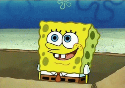 SpongeBob Smiling in Sand