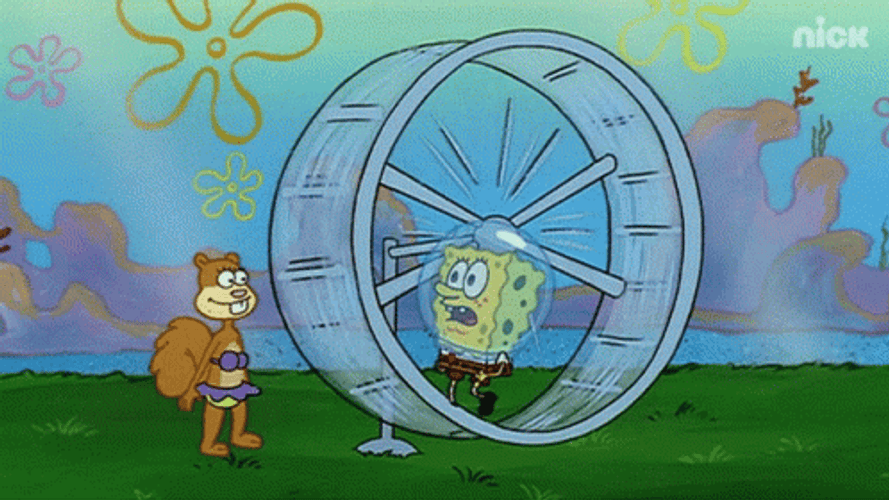 SpongeBob Spinning Wheel GIF