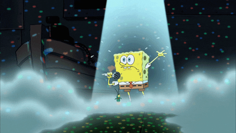 Spongebob Spotlight Goofy Meme GIF