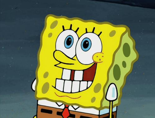 Spongebob Squarepants Big Smile GIF