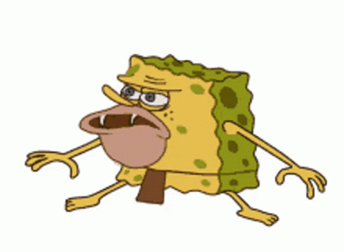 SpongeBob SquarePants Character with Big Nose