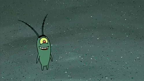 SpongeBob SquarePants Character with Open Mouth and Tongue Out