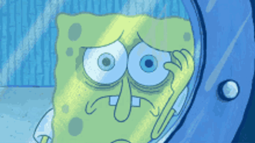 SpongeBob SquarePants Covering Eyes