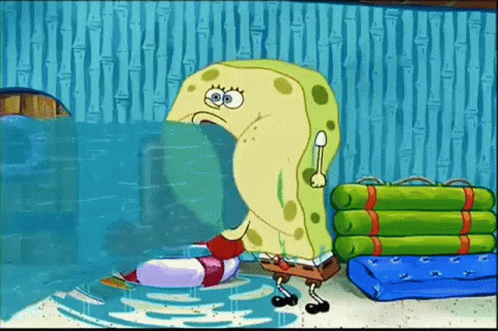 Spongebob Squarepants Gushing Water GIF