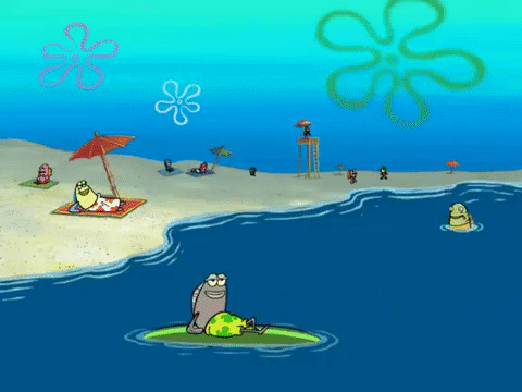 Spongebob Squarepants In A Submarine GIF