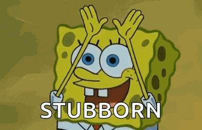 Spongebob Squarepants Is Wearing A Clown Hat And Holding A Rainbow Flag . GIF