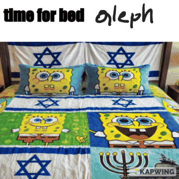 Spongebob Squarepants on Bed