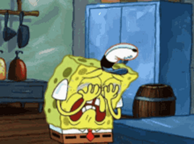 Spongebob Squarepants Sad No Jackbox Meme GIF
