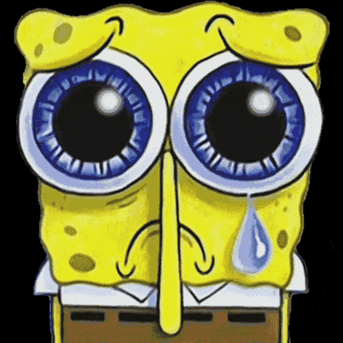 Spongebob Squarepants Sad Meme GIF