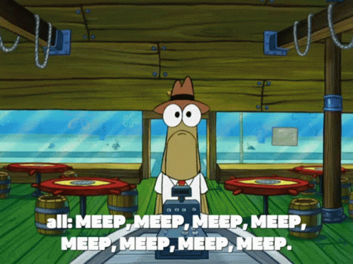 SpongeBob SquarePants Says All Meep Meep Meep Meep
