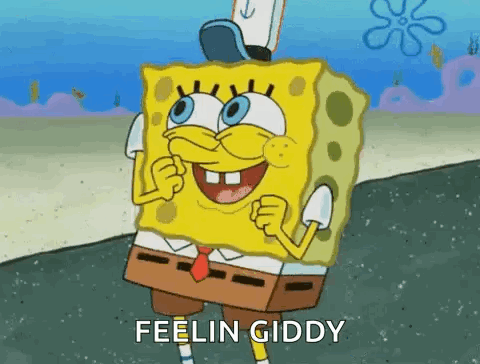 SpongeBob SquarePants Smiling on Beach