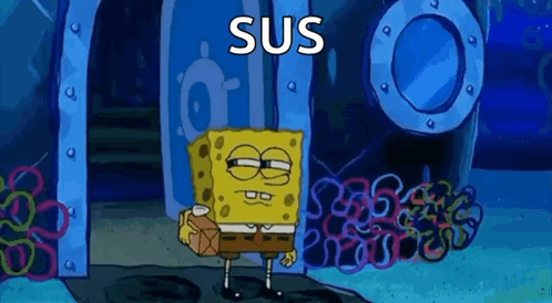 SpongeBob SquarePants Standing In Front Of Door GIF