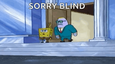 SpongeBob SquarePants Standing in Front of Door