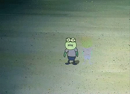 SpongeBob SquarePants Standing in Sand
