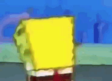 SpongeBob SquarePants Standing in Water