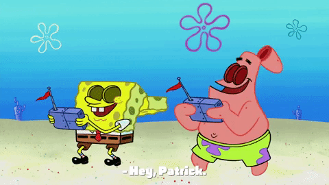 Spongebob Squarepants Whirly Brains Fire GIF