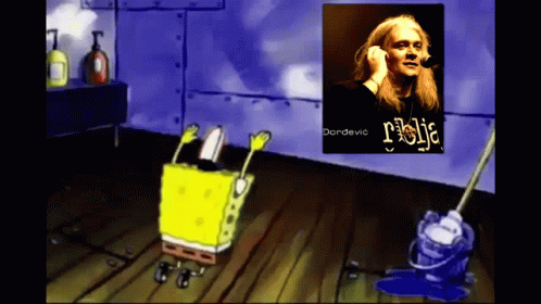Spongebob Sunday Praising Riblja Corba GIF