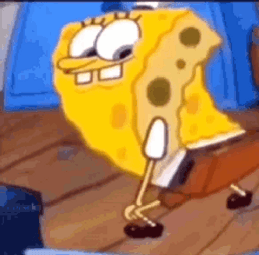 Spongebob Twerking Alone GIF