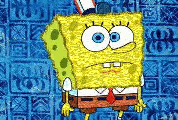 SpongeBob Wearing Hat and Tie
