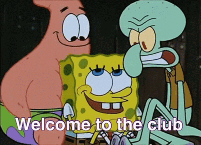 Spongebob Welcome To The Club GIF