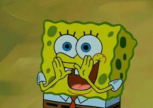 SpongeBob With Arms In The Air Unity GIF