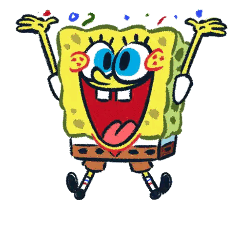 SpongeBob With Arms Up
