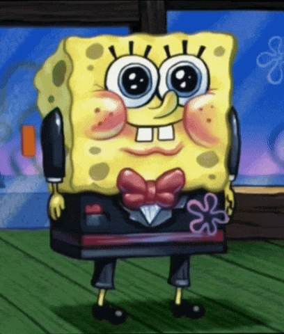 SpongeBob With Bow Tie GIF
