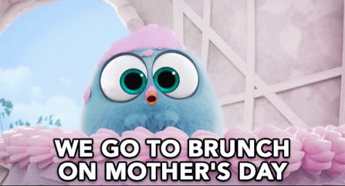 SpongeBob With Flower Happy Mother's Day GIF