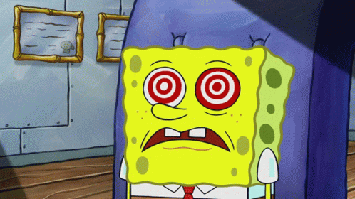 SpongeBob With Target In Eye GIF