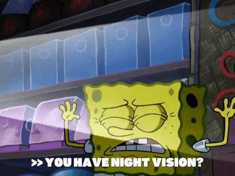 Spongebob You Have Night Vision GIF