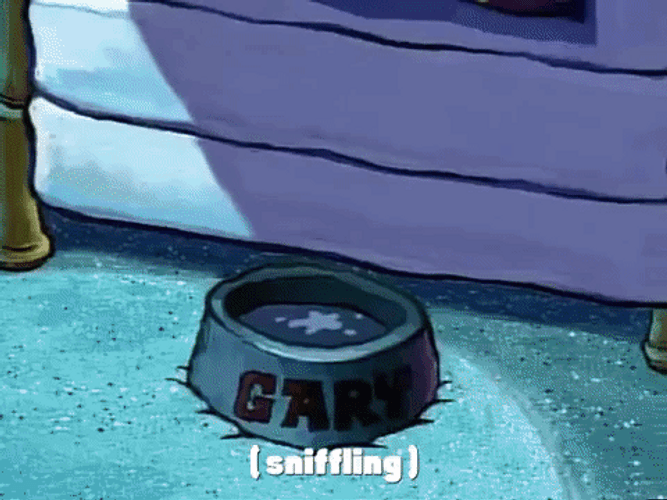 Sponggebob Crying On His Bed GIF