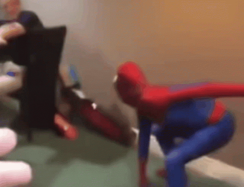 Spooderman Look At The Camera GIF