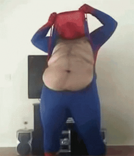 Spooderman Take Off His Suit GIF