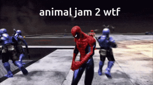 Spooderman Walking Away GIF