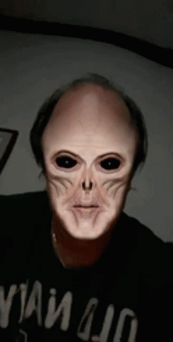 Spooky Alien Filter GIF