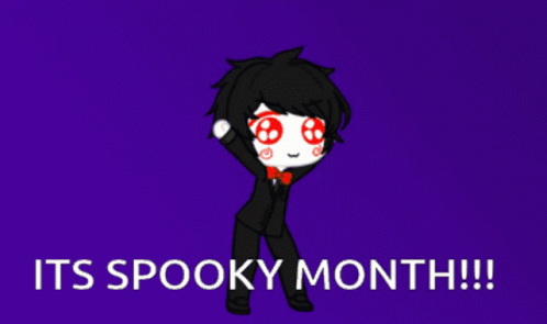 It's Spooky Month Animation GIF