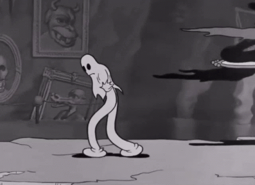 Spooky Dance Koko The Clown Ghost GIF