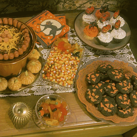 Spooky Jello Halloween Party Feast GIF