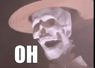 Spooky Scary Skeletons Oh Yeah GIF