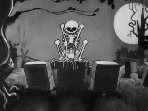 Spooky Scary Skeletons Tomb GIF