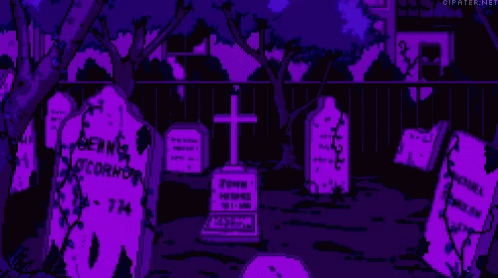 Spooky Scary Skeletons Grave GIF