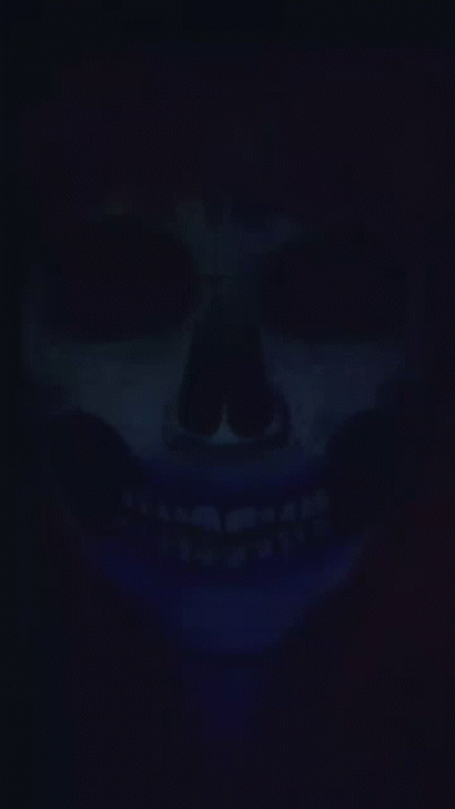 Spooky Scary Skeletons Makeup GIF