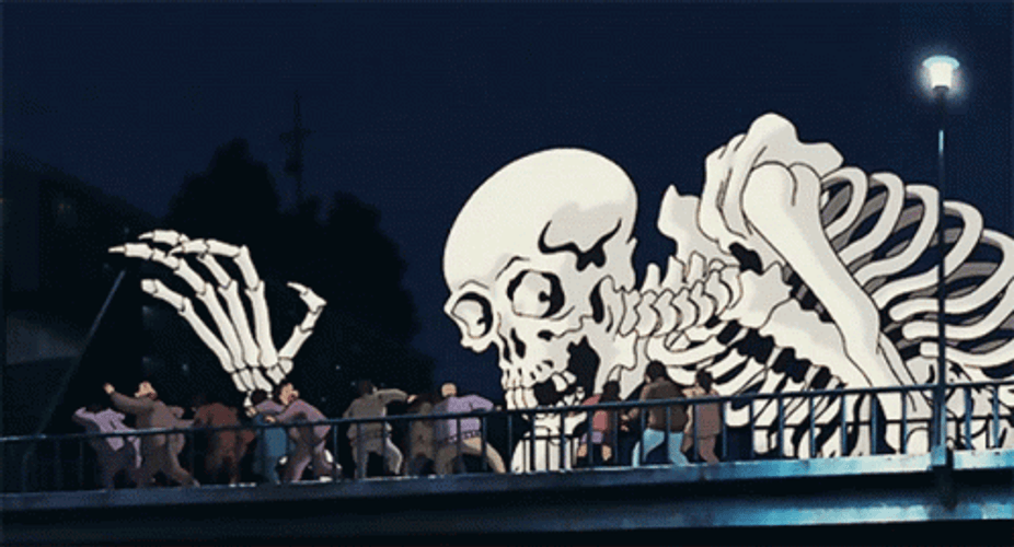 Spooky Scary Skeletons GIF