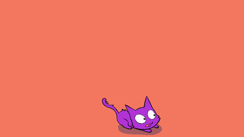 Spooky Season Happy Halloween Alien And Cat Cartoon GIF